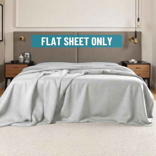Bamboo Flat Sheet Only فراش اللمسة الناعمة للسرير - DrSleeep.ae