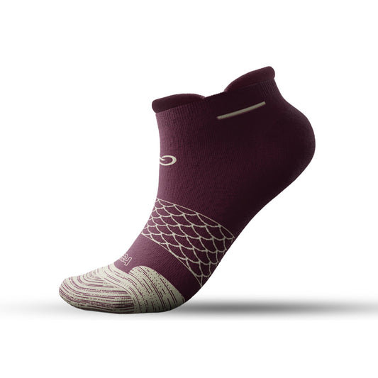 🌿 1 Pair Bamboo Ankle Socks for Men & Women - Elegant Burgundy - Large/Extra Large - L/XL - DrSleeep.ae
