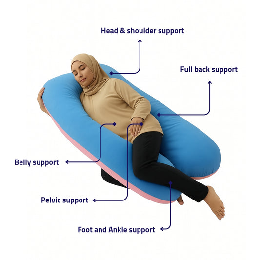 U-Shaped Full Body Pillow – by DrSleep