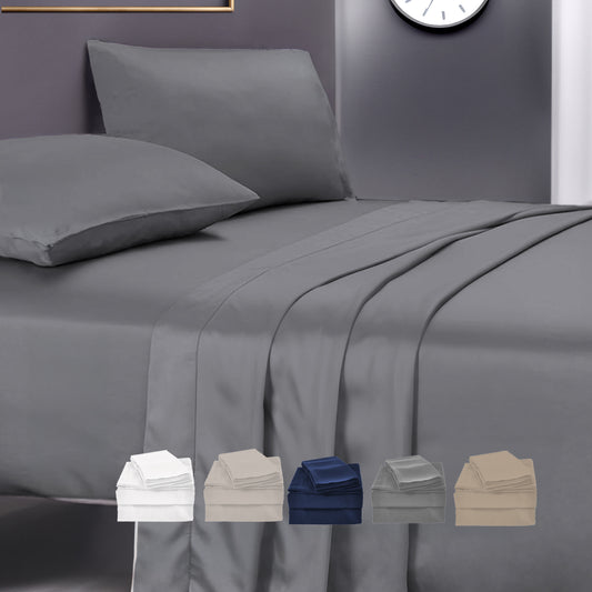 Bamboo Fitted Sheet Set ملاءات اللمسة الباردة (طقم) - DrSleeep.ae