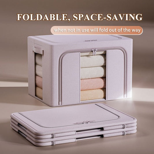 Light Pink Storage Box 66L to 100L - صندوق تخزين وردي فاتح بسعة 66 الى 100 لتر - DrSleeep.ae