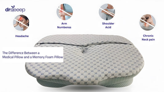 The Difference Between a Medical Pillow and a Memory Foam Pillow
