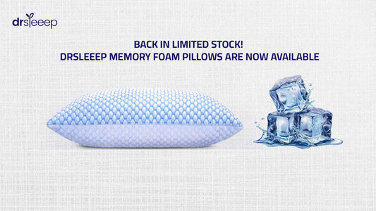 Back in Limited Stock! DrSleeep Memory Foam Pillows Are Now Available