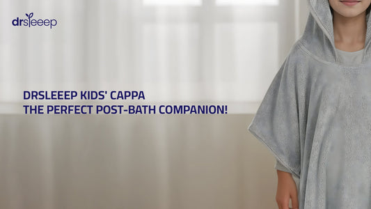 DrSleeep Kids' Cappa: The Perfect Post-Bath Companion!