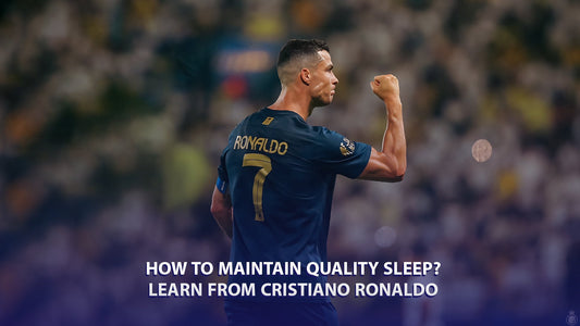 Cristiano Ronaldo sleeping routine infographic