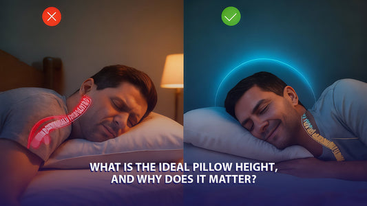 Side sleeper correct pillow height alignment