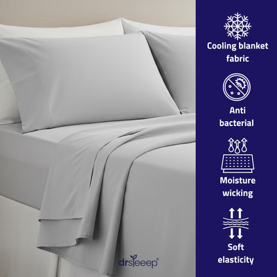 Cooling Comforter Cover Set | Moisture-Wicking & Antibacterial | DrSleeep UAE