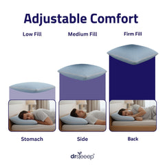 Adjustable Memory Foam Queen Pillow (Everest Pillow)