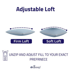 Adjustable Memory Foam Queen Pillow (Everest Pillow)