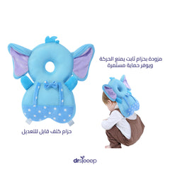 Adjustable Baby Elephant Pillow – by DrSleep