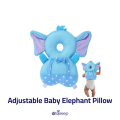 Adjustable Baby Elephant Pillow – by DrSleep