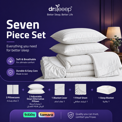 7-Piece Cooling Bed Set UAE | Breathable Airflow Comfort | DrSleeep