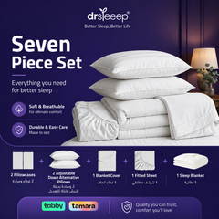 7-Piece Cooling Bed Set UAE | Breathable Airflow Comfort | DrSleeep
