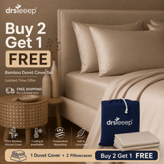 Bamboo Duvet Cover Set - Breathable, Temperature Regulating Bedding | DrSleeep UAE