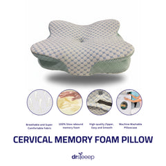 DrSleeep Cervical Memory Foam Pillow