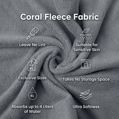 The Palace Bundle — Coral Fleece Set for 4 Adults + 4 Kids | DrSleeep