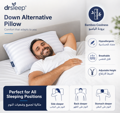 2 Adjustable Down Alternative Pillows