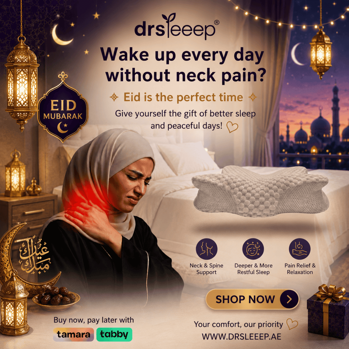 DrSleeep Cervical Memory Foam Pillow