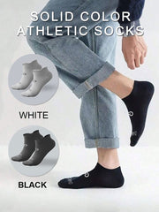 🌿 Set of 3 Bamboo Ankle Socks - Luxurious Black - L/XL - DrSleeep.ae