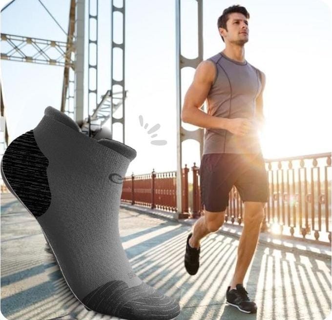 🌿 Set of 3 Bamboo Ankle Socks - Elegant Mix (Maroon/Grey/White) - Large/Extra Large - L/XL - DrSleeep.ae