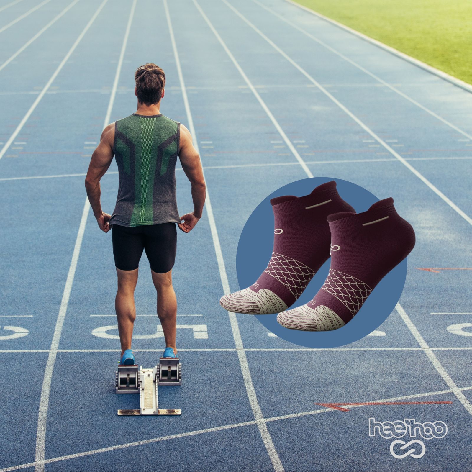 🌿 1 Pair Bamboo Ankle Socks for Men & Women - Elegant Burgundy - Large/Extra Large - L/XL - DrSleeep.ae
