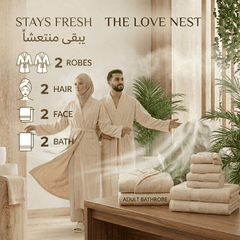 Love Nest Bundle — Complete Coral Fleece Set for Couples | DrSleeep