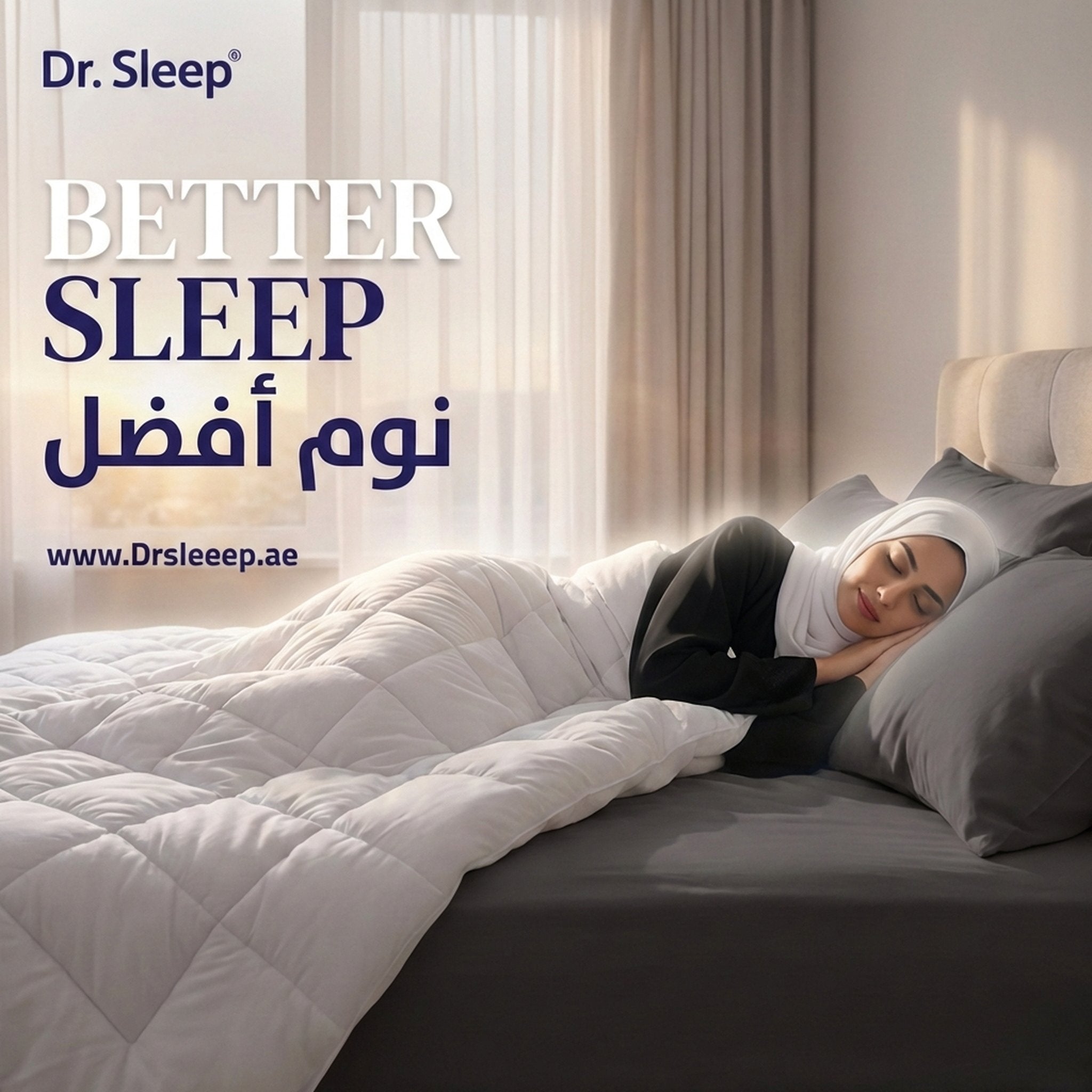 Bamboo Fitted Sheet Only + Cool Cloud Comforter 100% Viscose Derived from Bamboo - better sleep | نوم أفضل - DrSleeep UAE