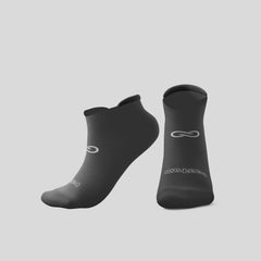 🌿 Set of 3 Bamboo Ankle Socks - Luxurious Black - L/XL - DrSleeep.ae