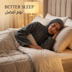 Dark Grey Bathrobe - better sleep | نوم أفضل - DrSleeep UAE