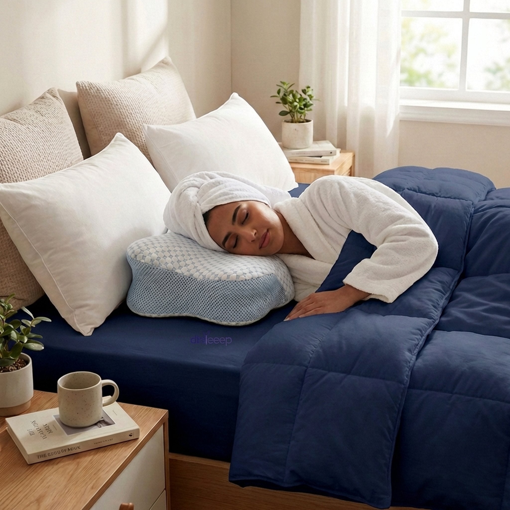 DrSleeep Cervical Memory Foam Pillow - spine alignment - DrSleeep UAE