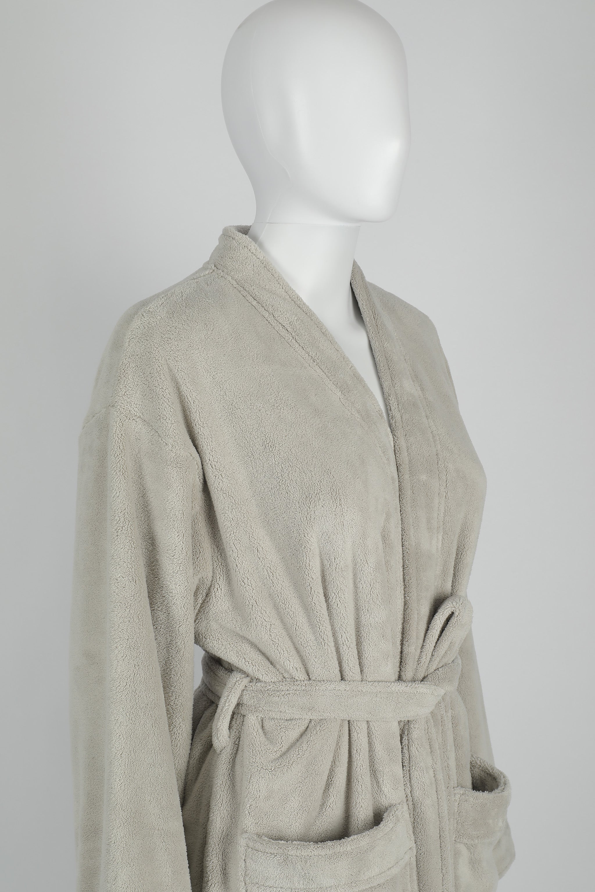 Elegant Light Grey - روب رمادي فاتح - DrSleeep.ae