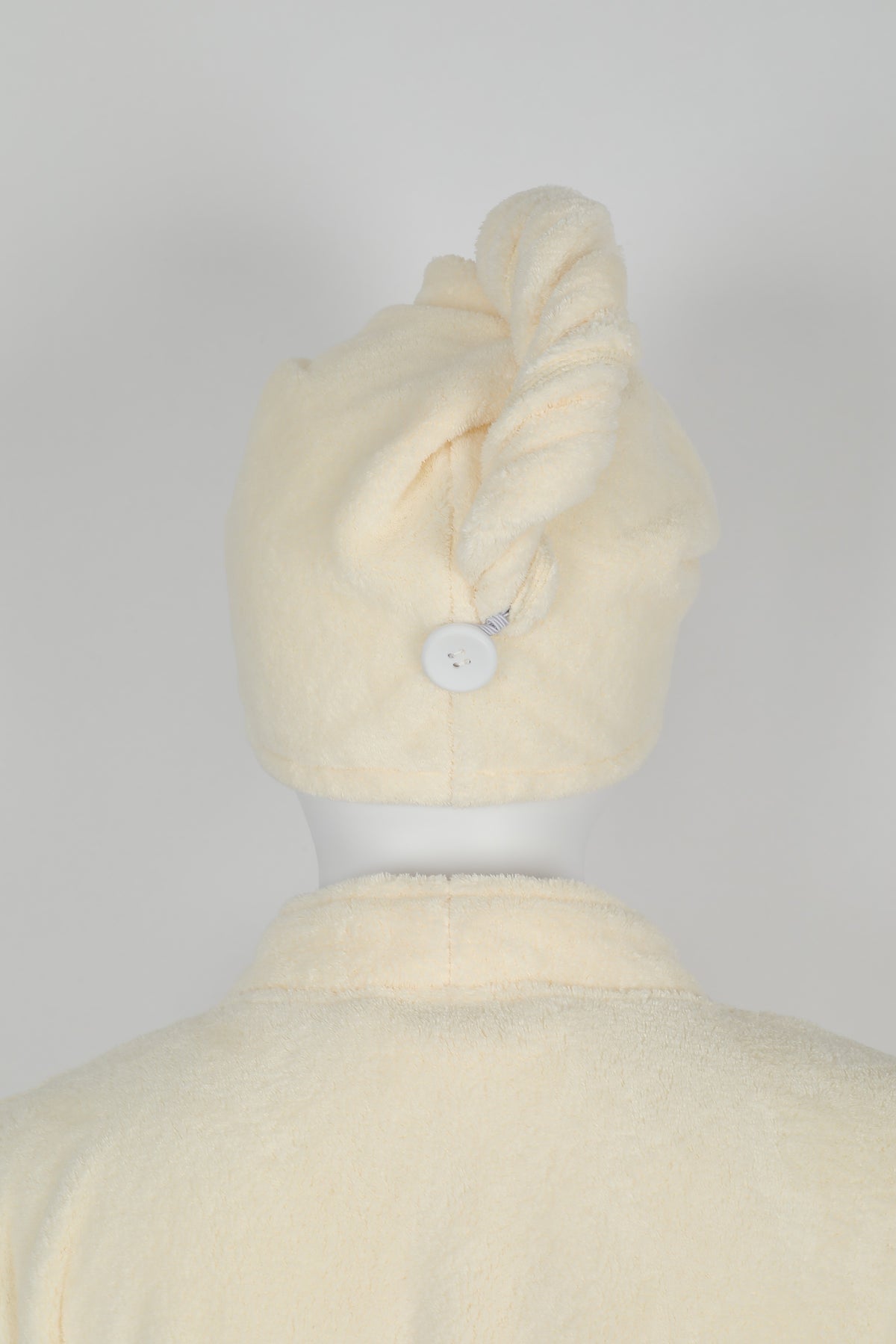 Beige Hair Towel - منشفة شعر بيج - DrSleeep.ae