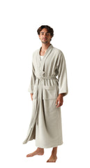 Elegant Light Grey - روب رمادي فاتح - DrSleeep.ae