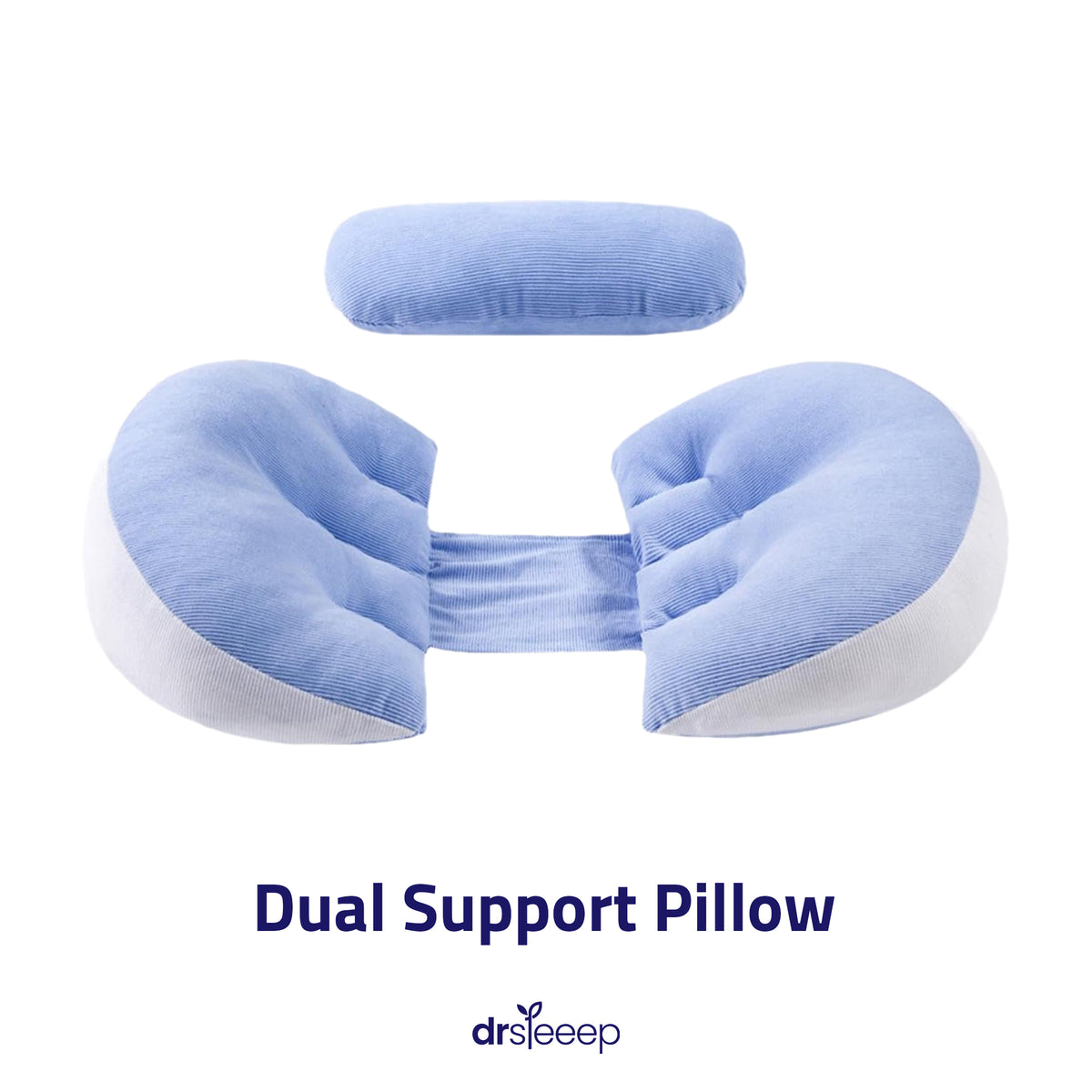 Dual Support Pillow – by DrSleep