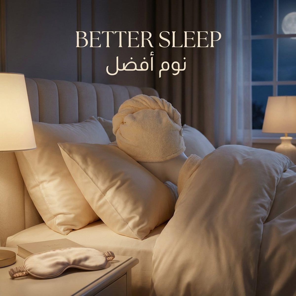 Oat Hair Towel - better sleep | نوم أفضل - DrSleeep UAE