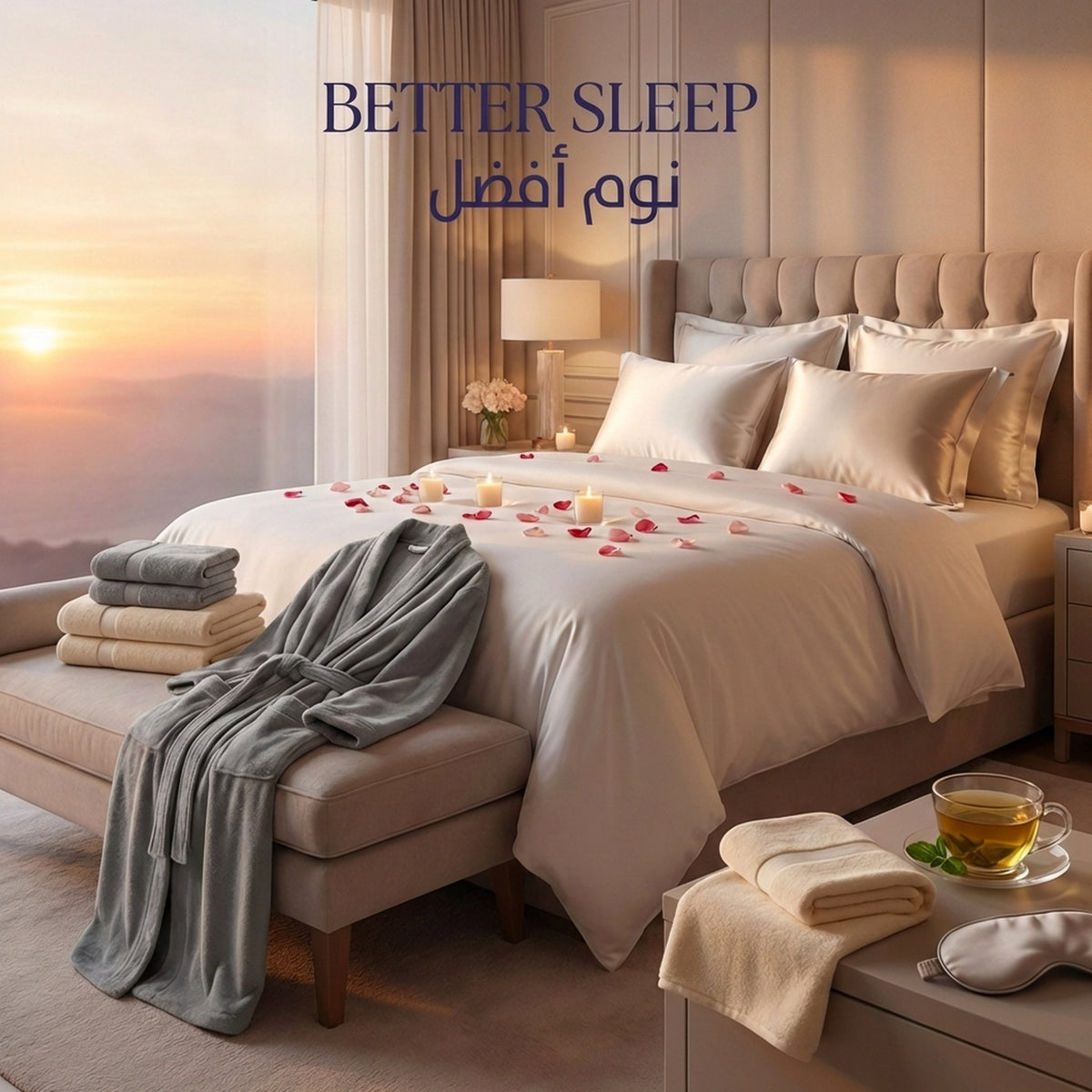 Romantic Bliss Bundle – The Ultimate Honeymoon Luxury Set - better sleep | نوم أفضل - DrSleeep UAE