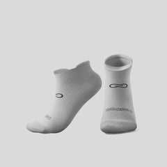 🌿 Set of 3 Unisex Bamboo Ankle Socks - Classic White - L/XL - DrSleeep.ae